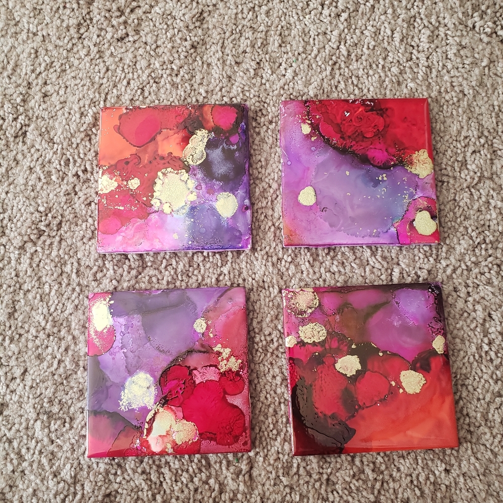 4 piece set of coasters